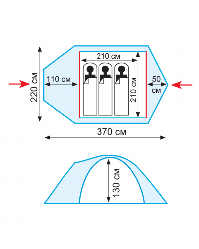 Палатка Tramp Lair 3 (V2)