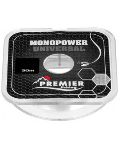 Леска Premier Fishing Monopower Universal 0,20мм 30м Clear Nylon PR-MU-T-020-30