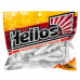 Виброхвост Helios Slash 2,64"/6,7 см, цвет White & Sparkles 10 шт HS-19-002