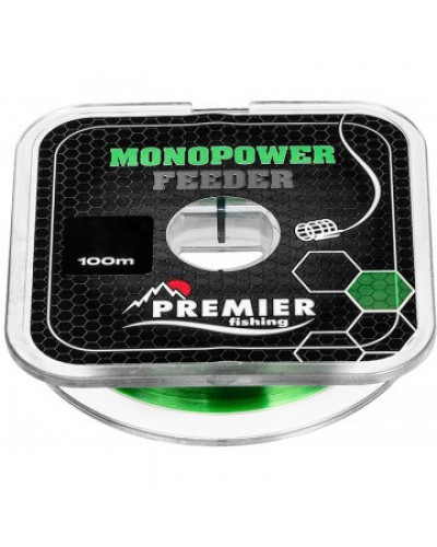 Леска Premier Fishing Monopower Feeder 0,25мм 100м Green Nylon PR-MF-G-025-100