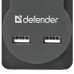 Сетевой фильтр Defender DFS 753 5 розеток 2 USB 3 м 99753 (512732)