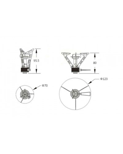 Газовая горелка Tramp TRG-042