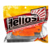 Твистер Helios Credo Long Body 2,95"/7,5 см, цвет Orange & Sparkles 12 шт HS-9-022