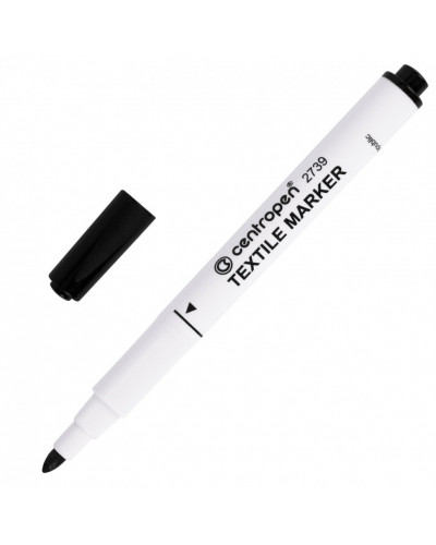 Маркеры для ткани 10 цв Centropen "Textile Marker", круглый наконечник, 1,8 мм, 2739/10, 5, 152009