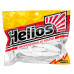 Виброхвост Helios Guru 5,0"/12,7 см, цвет White 5 шт HS-31-001