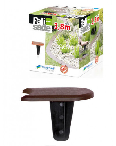 Бордюр садовый Palisada IPAK1-R222 (3,8 м)