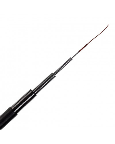 Удилище маховое Nisus Flame Rod carbon 5м (15-40г) без колец N-FR-500