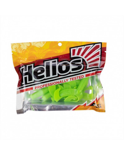 Твистер Helios Credo Double Tail 1,96"/5 см, цвет Lime 10 шт HS-27-008