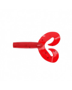 Твистер Helios Credo Double Tail 1,96"/5 см, цвет Pepper Red 10 шт HS-27-030