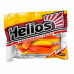 Виброхвост Helios Chubby 3,55"/9 см, цвет Orange & Yellow 5 шт HS-4-015