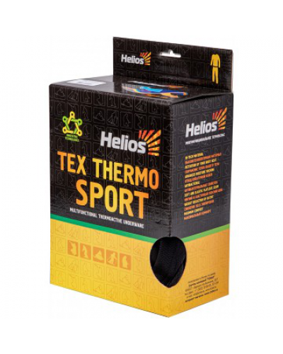 Мужское термобелье Helios Tex Thermo Sport комплект черный