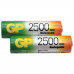 Батарейки аккумуляторные GP (АА) Ni-Mh 2500 mAh 2 шт (454109)