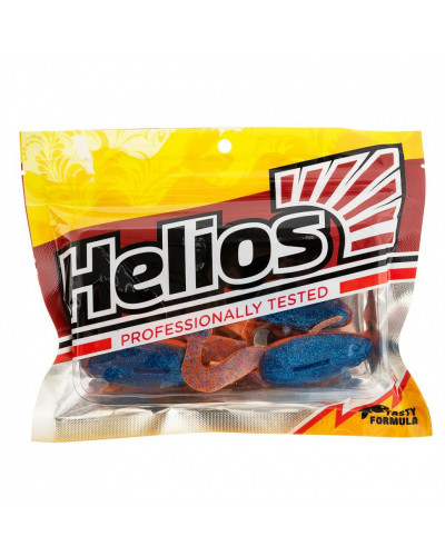 Лягушка Helios Crazy Frog 3,55"/9,0 см, цвет Star Blue & Orange 4 шт HS-23-044