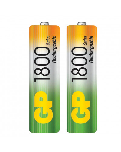 Батарейки аккумуляторные GP (АА) Ni-Mh 1800 mAh 2 шт 180AAHC-2DECRC2 (454107)