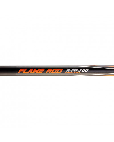 Удилище маховое Nisus Flame Rod carbon 7м (15-40г) без колец N-FR-700