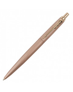 Ручка шариковая Parker "Jotter XL Monochrome Pink Gold PGT", розовое золото, сталь, синяя, 143765