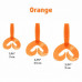 Твистер Helios Credo Double Tail 1,96"/5 см, цвет Orange 10 шт HS-27-024