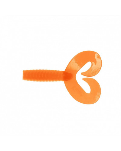 Твистер Helios Credo Double Tail 1,96"/5 см, цвет Orange 10 шт HS-27-024