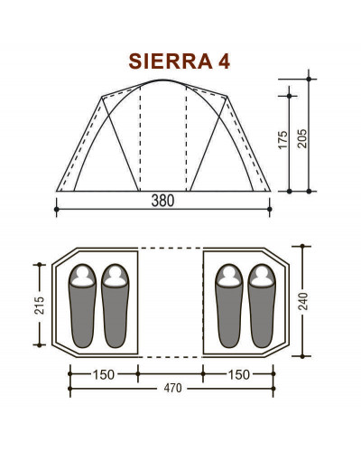 Палатка Indiana Sierra 4