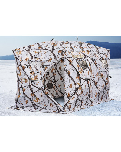 Зимняя палатка куб Higashi Double Winter Camo Comfort Pro трехслойная