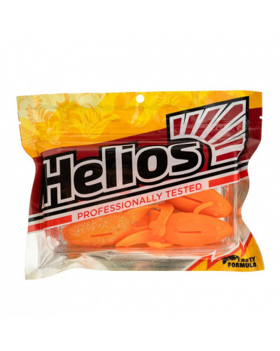 Лягушка Helios Crazy Frog 3,55"/9,0 см, цвет Orange & Sparkles 4 шт HS-23-022