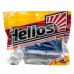 Виброхвост Helios Slash 2,64"/6,7 см, цвет Blue Sparkles & White 10 шт HS-19-026