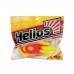 Твистер Helios Din 3,11"/7,9 см, цвет Acid lemon & Red 6 шт HS-33-029