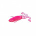 Лягушка Helios Crazy Frog 3,55"/9,0 см, цвет Silver Sparkles & Pink 4 шт HS-23-035