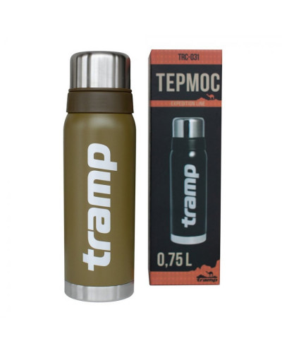 Термос Tramp 0,9 л оливковый TRC-027