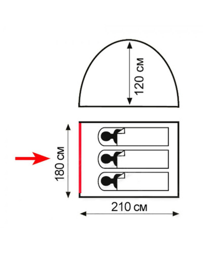 Палатка Totem Summer 3 (V2) TTT-028