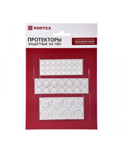 Протекторы защитные Vortex из ПВХ, d8 мм 24шт, d12 мм 14шт, d18 мм 8шт 24166