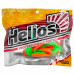 Твистер Helios Hybrid 2,75"/7,0 см, цвет Orange & Green 7 шт HS-13-025