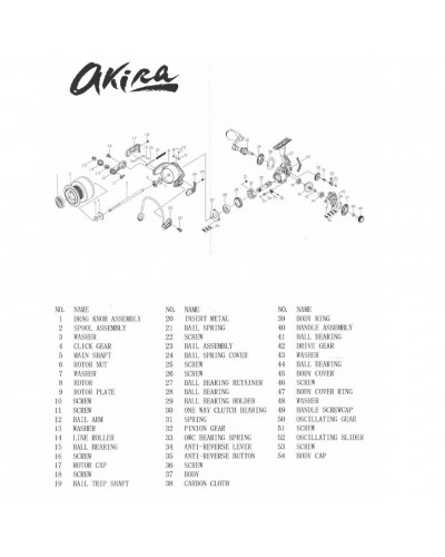 Катушка безынерционная Helios Akira 2000F 3+1bb HS-AK2000F