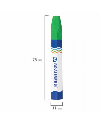 Восковые мелки утолщенные Brauberg 24 цвета 222972