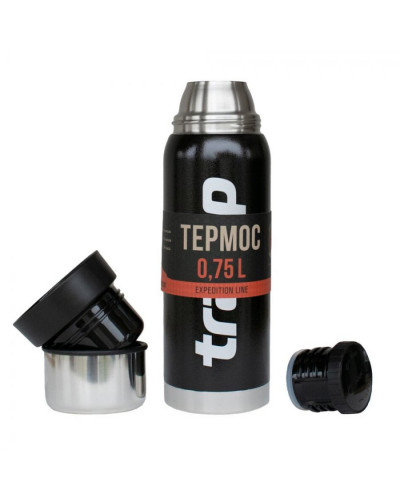 Термос Tramp 0,75 л черный TRC-031