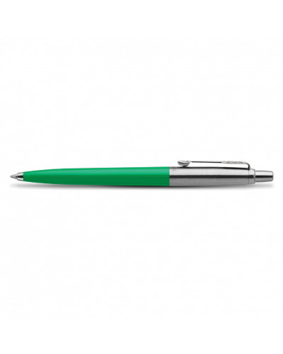 Ручка шариковая Parker "Jotter Orig Green", зеленый, нержавеющая сталь, блистер, синяя, 143863