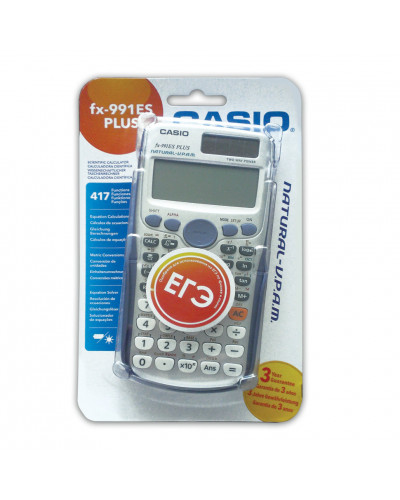 Калькулятор инженерный Casio FX-991ESPLUS-SBEHD 417 функций сертифицирован для ЕГЭ 250395