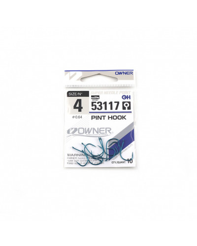 Крючок Owner Pint Hook blue №4 (10 шт)