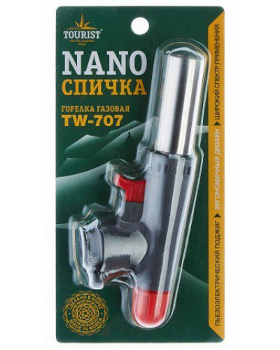 Резак газовый Tourist Nano TW-707 с пьезоподжигом