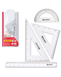 Набор чертежный большой Brauberg 4 предмета 210308