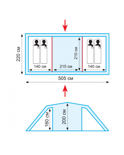 Палатка Tramp Brest 4  (V2)