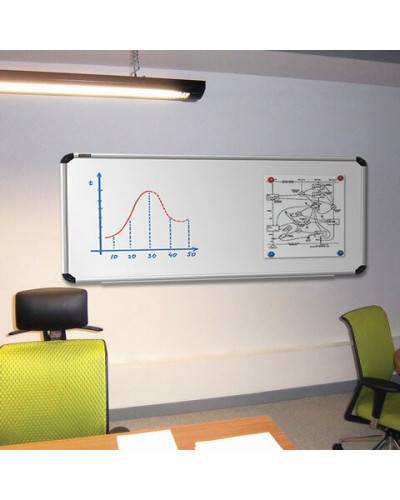 Магнитно маркерная доска на стену Brauberg Premium 120х240 см 231702