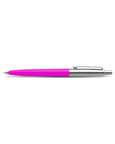 Ручка шариковая Parker "Jotter Orig Magenta", розовый, нержавеющая сталь, блистер, синяя, 143861